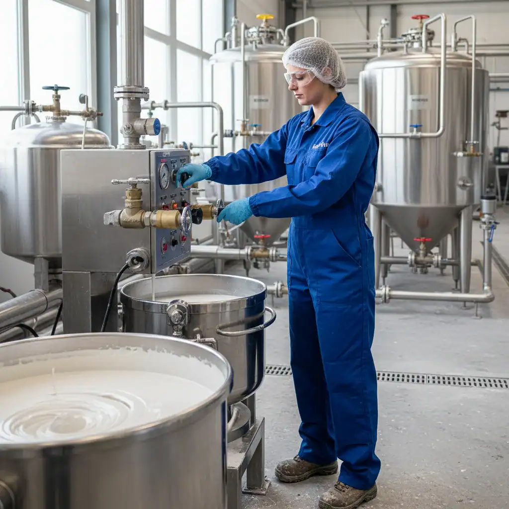 Operator/ menger verfindustrie in Ammerzoden