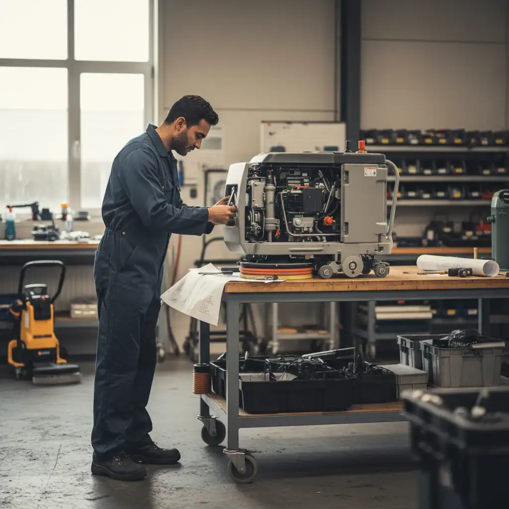 Servicemonteur reinigingsmachines