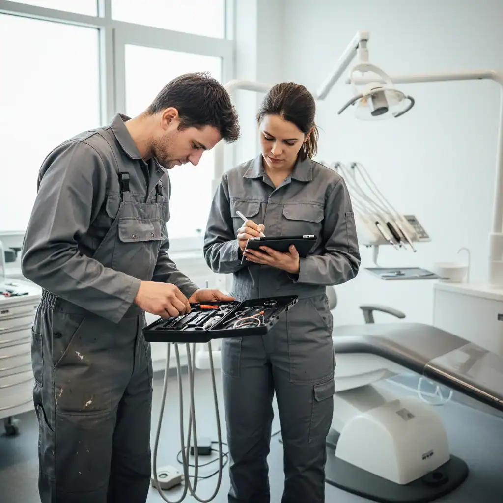 Servicemonteur dentale apparatuur