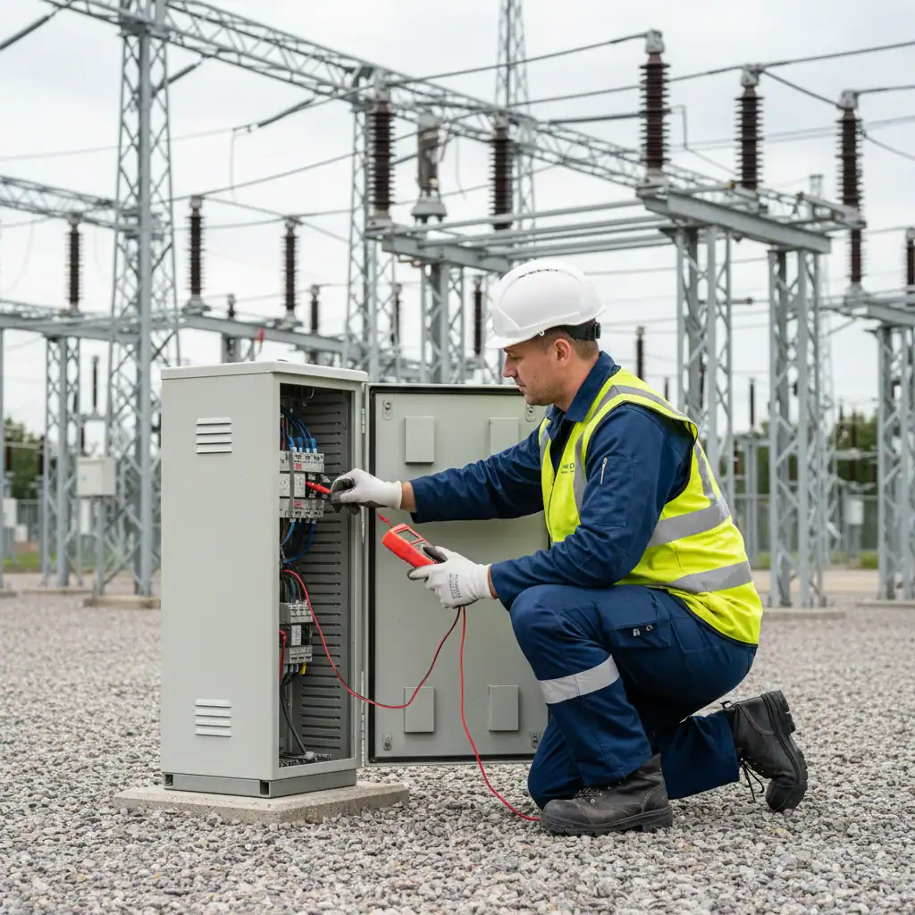 Servicemonteur Transformatorstations