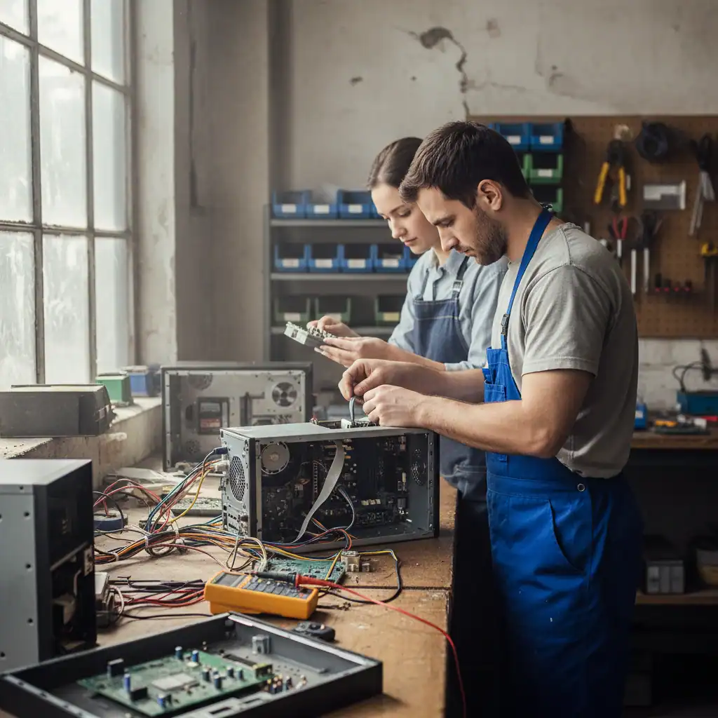 Assemblage Medewerker| Computerschermen