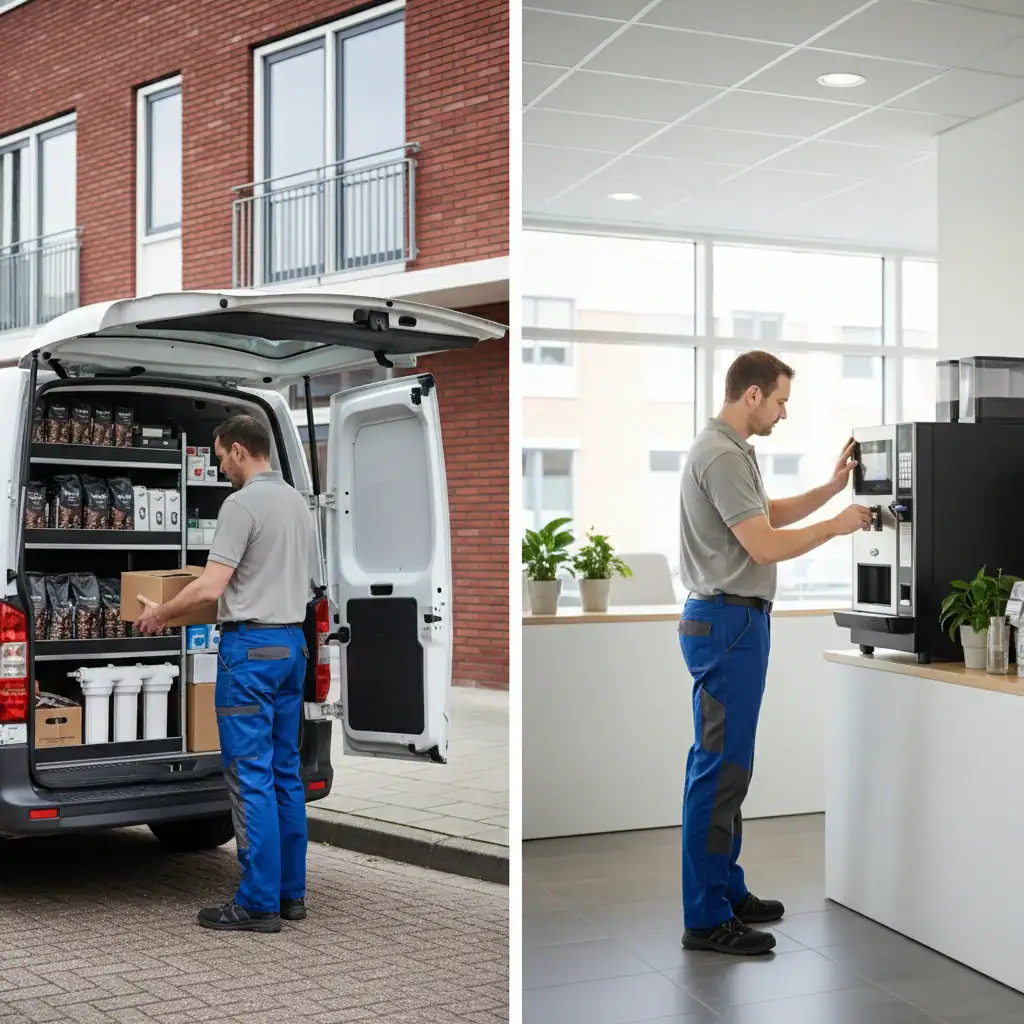 Service Chauffeur koffie