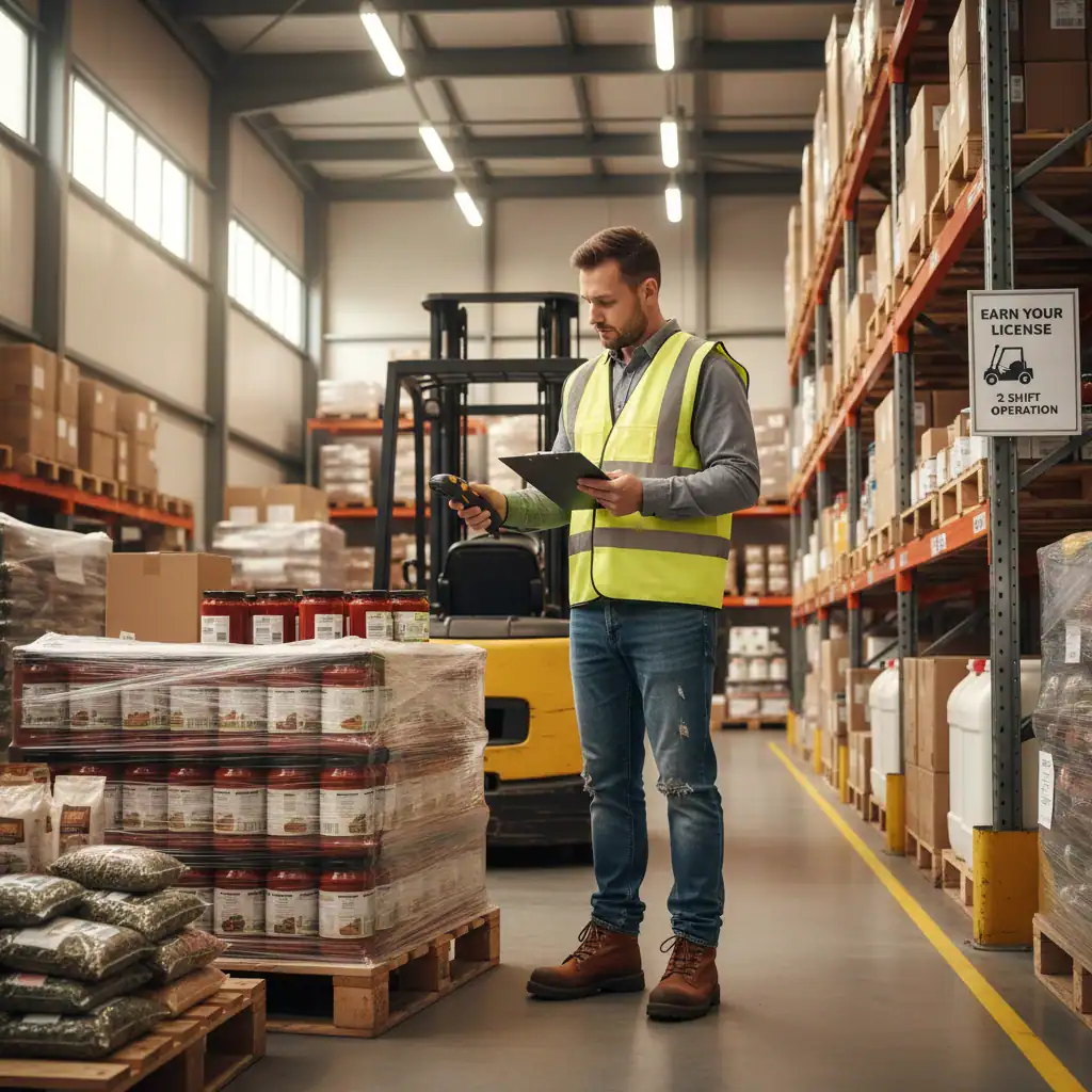 Heftruckchauffeur & magazijnmedewerker 2-ploegendienst | Vanaf €18,82 p/u!