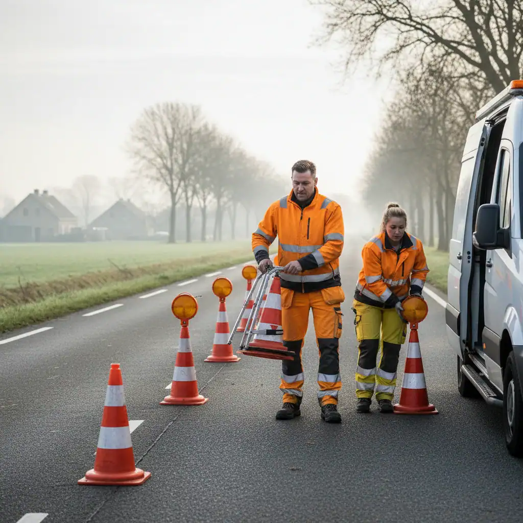 Chauffeur buitendienst (verkeersmaterialen)
