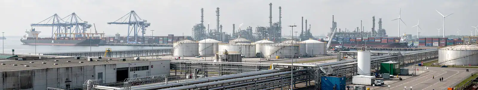 De industriële sector van Rotterdam 