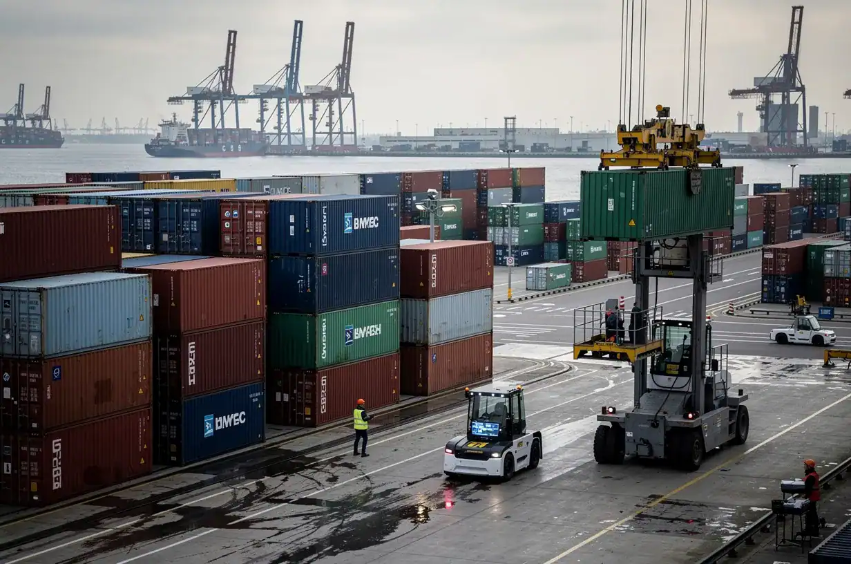 logistiek van Rotterdam