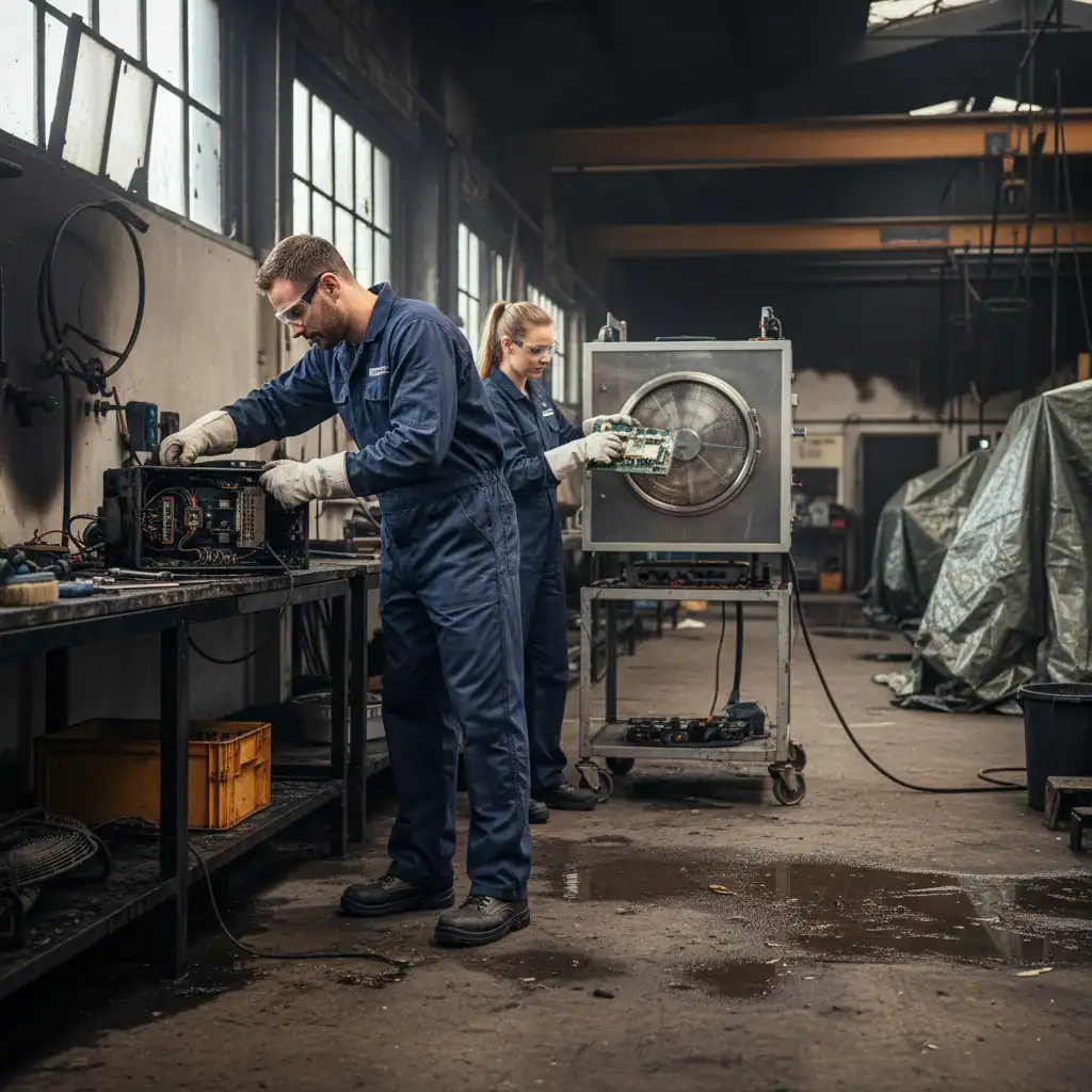 Industrieel Schoonmaker (brand en waterschades) t/m € 3100