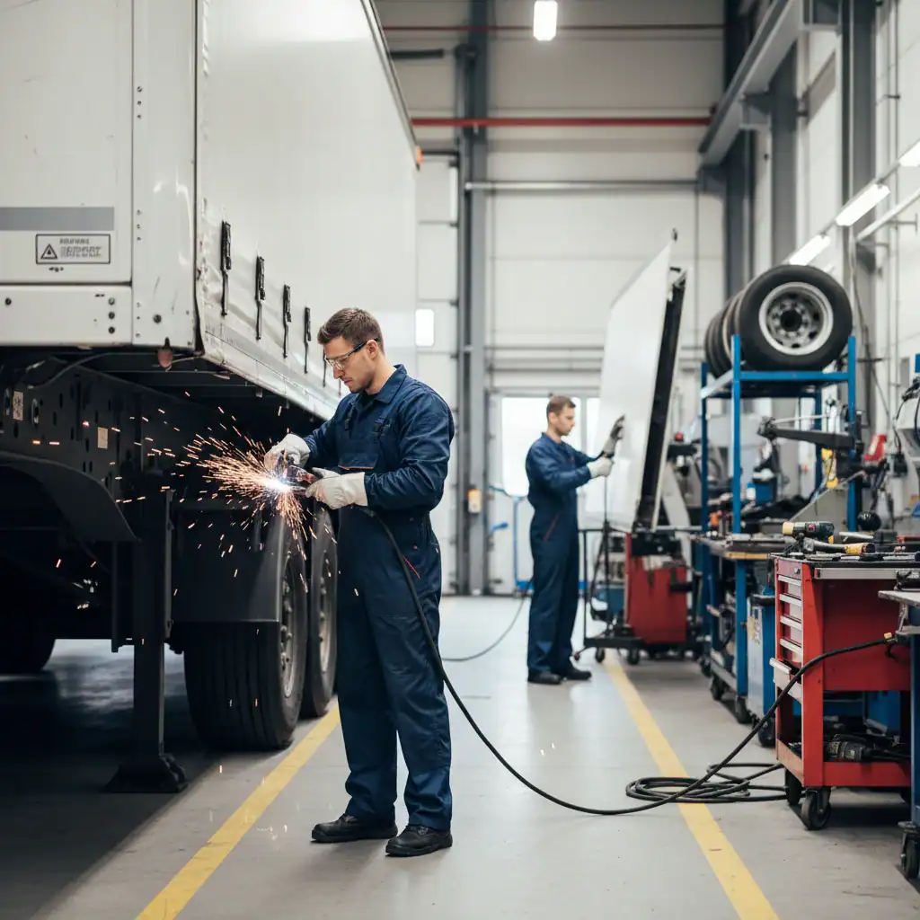 Schadehersteller zware voertuigen