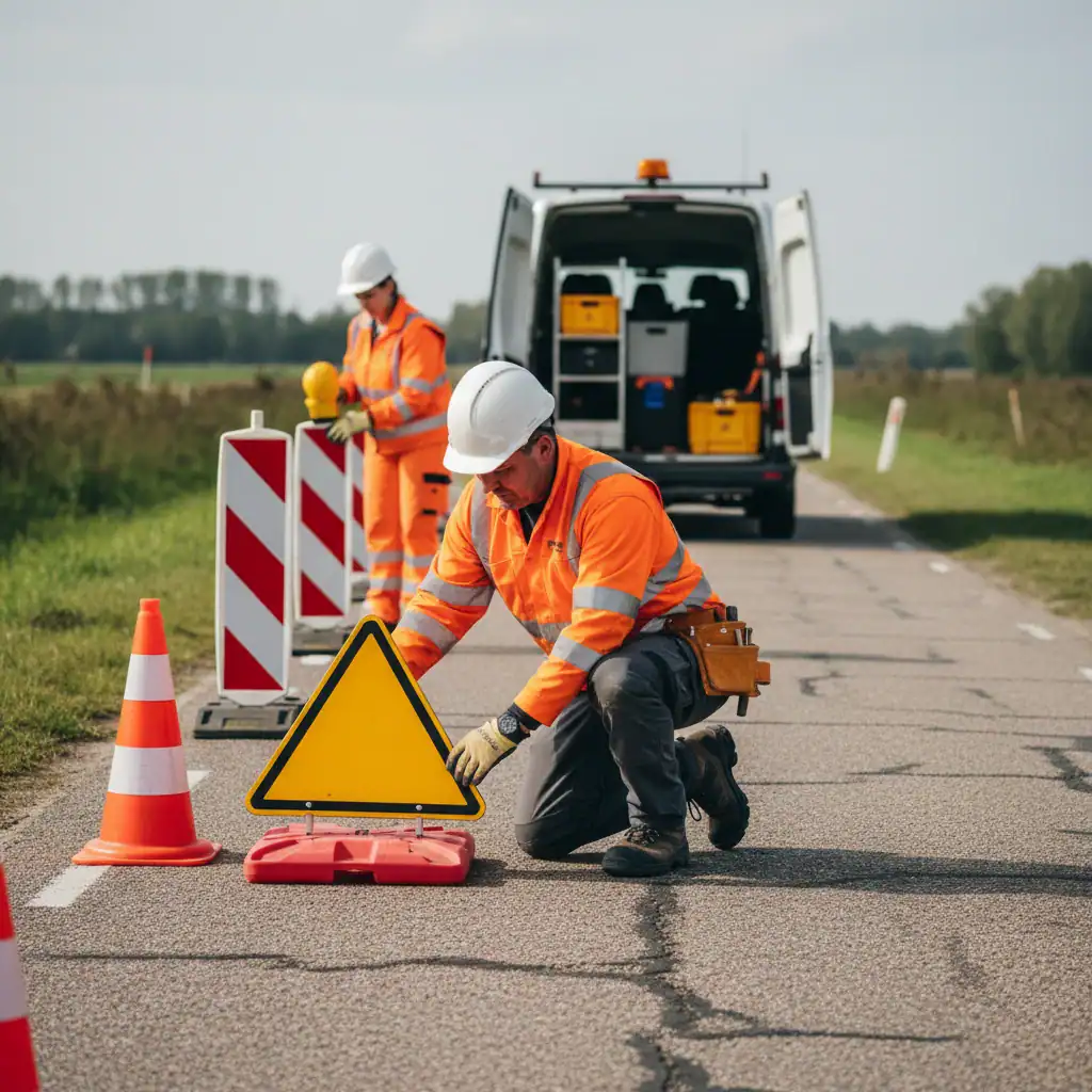Bijrijder en plaatser verkeersborden | €2700 + toeslagen!
