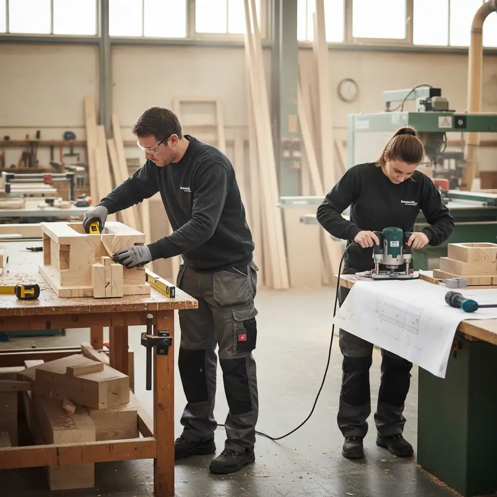 Timmerman / Mallenmaker – €19 p/u,37 vrije dagen