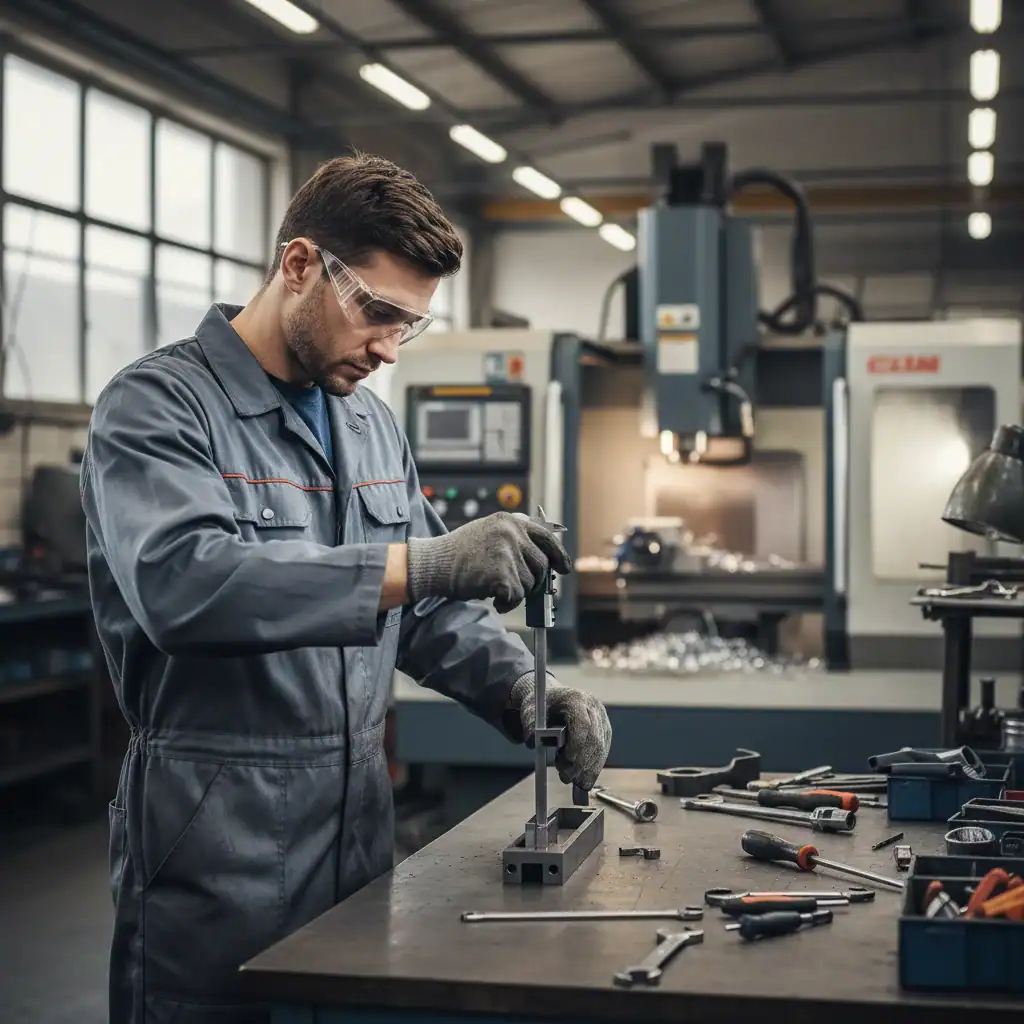 Productiemedewerker met CNC-opleiding