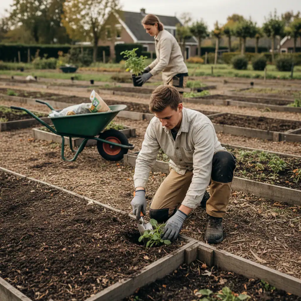 Logistiek medewerker? Omscholing tot hovenier! |€3000,-