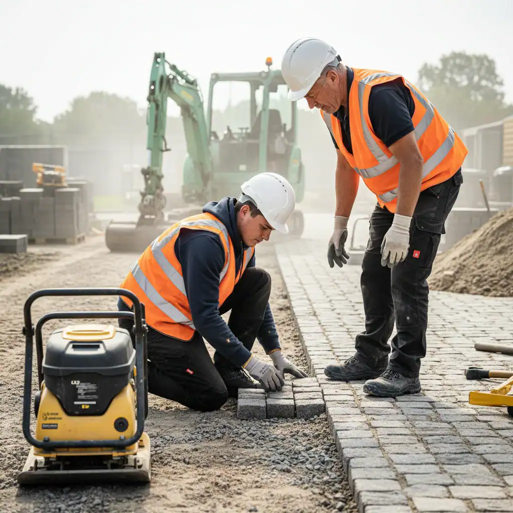 Leerling stratenmaker | Buiten werken en vakman worden