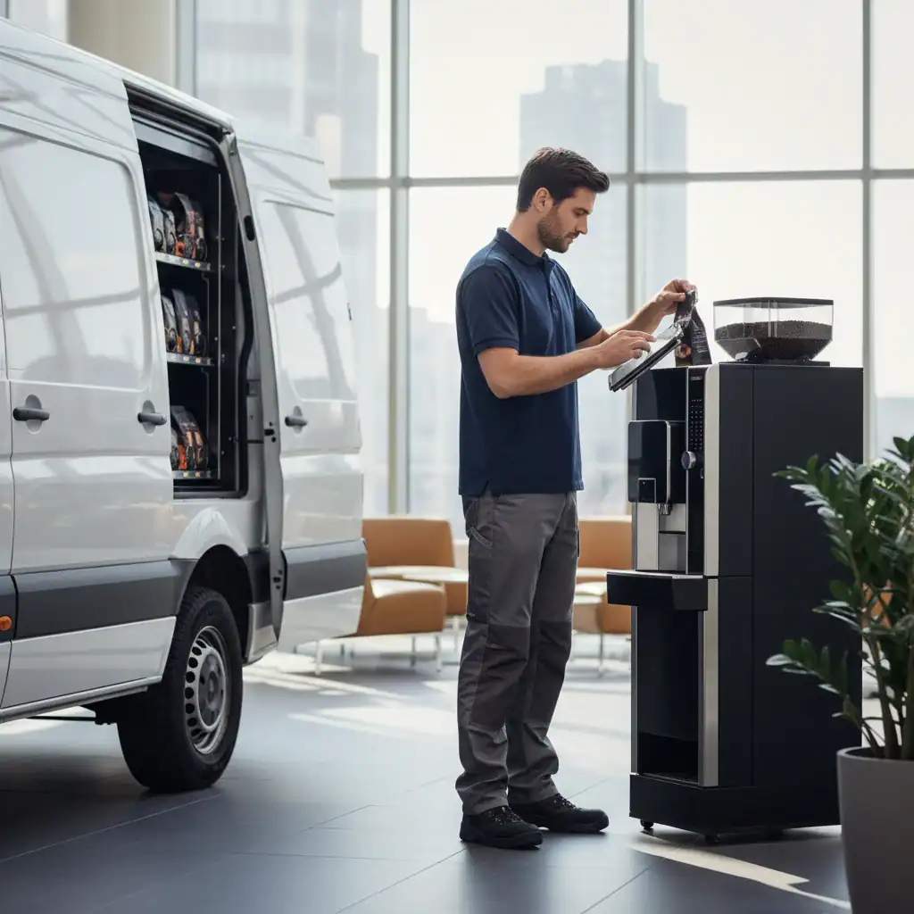Servicechauffeur koffieautomaten | Regio Rotterdam | Eigen werkbus
