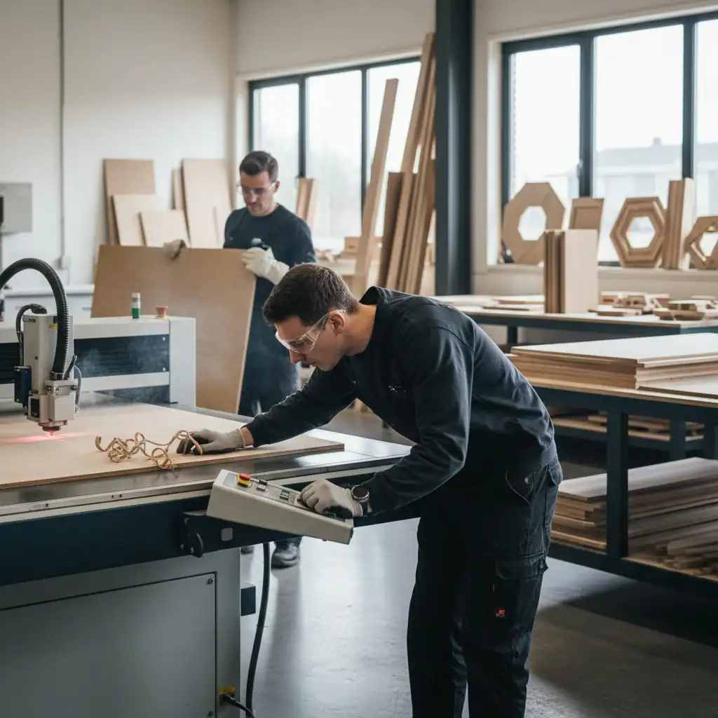 Laseroperator hout | dagdienst | €3000,-