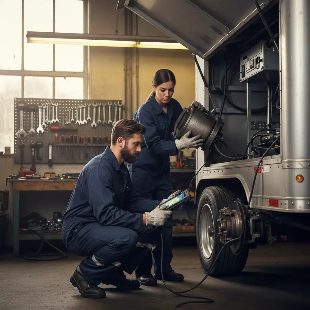Monteur zware voertuigen