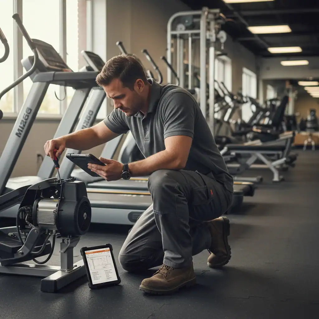 Servicemonteur fitnessapparatuur