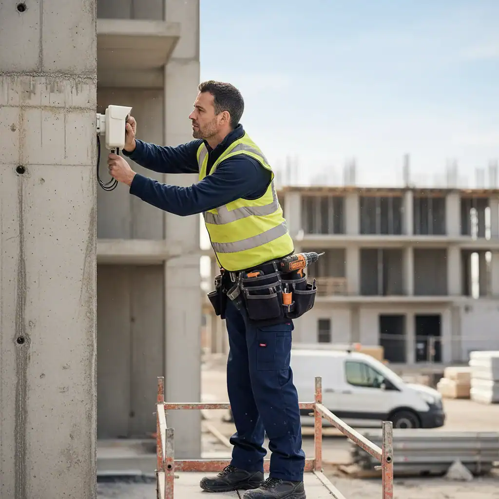 Monteur beveiligingsinstallaties vroeg klaar