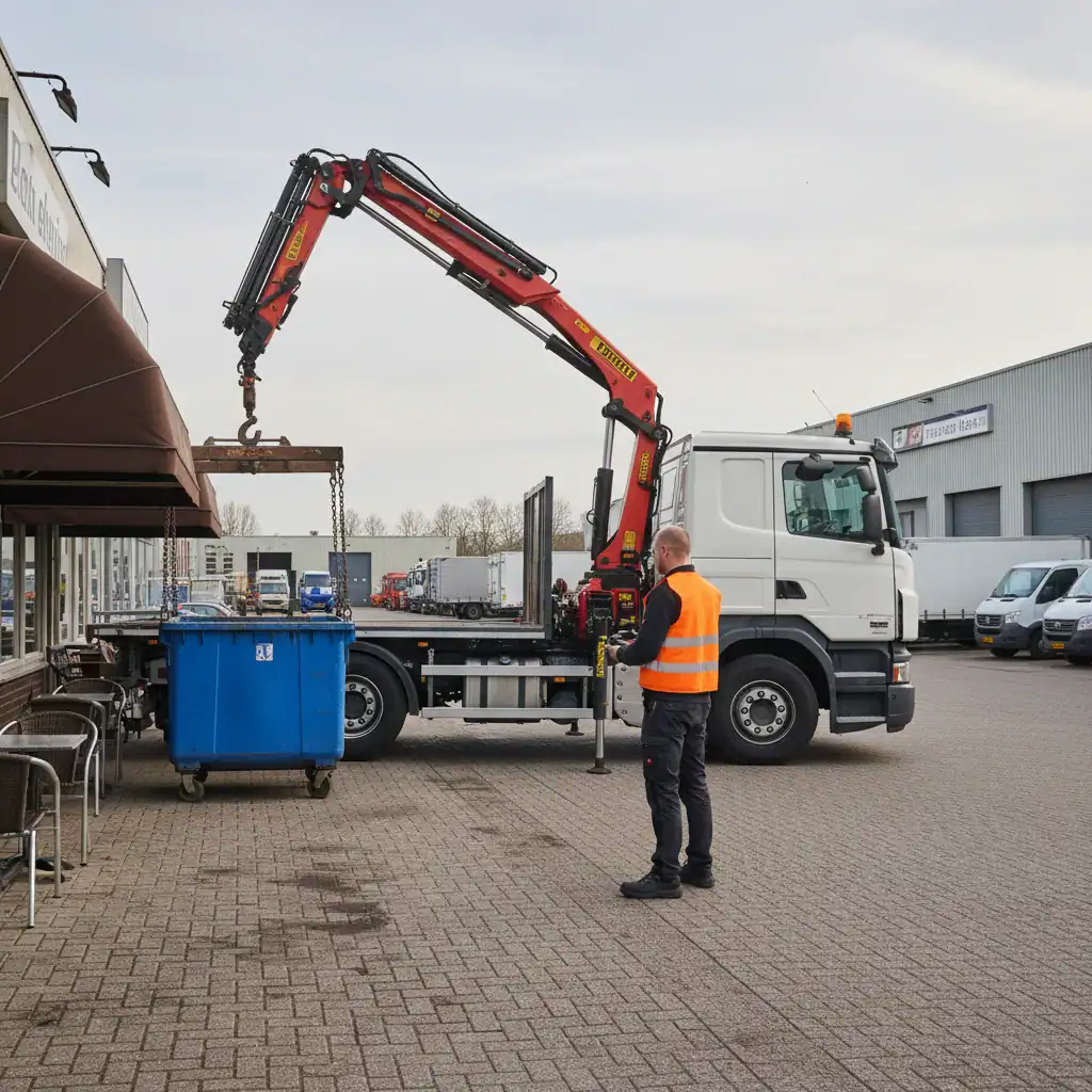 CE chauffeur | Kraan-Combi