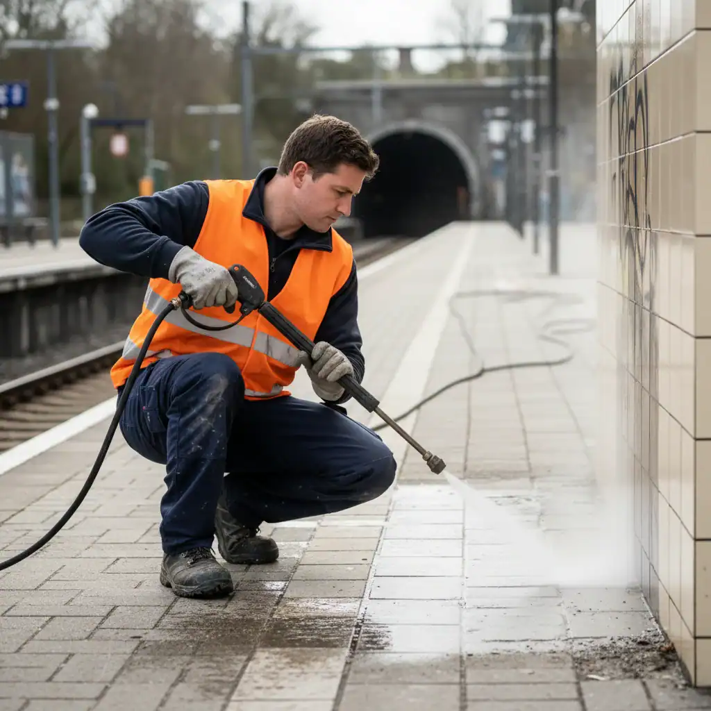 Specialistisch reiniger in de spoor- en stations reiniging | vanaf €2.870 pm | Den Haag