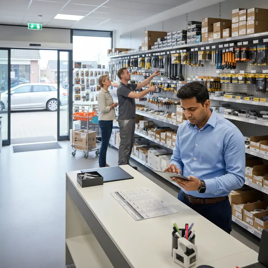 Vestigingsleider met leaseauto en bonus