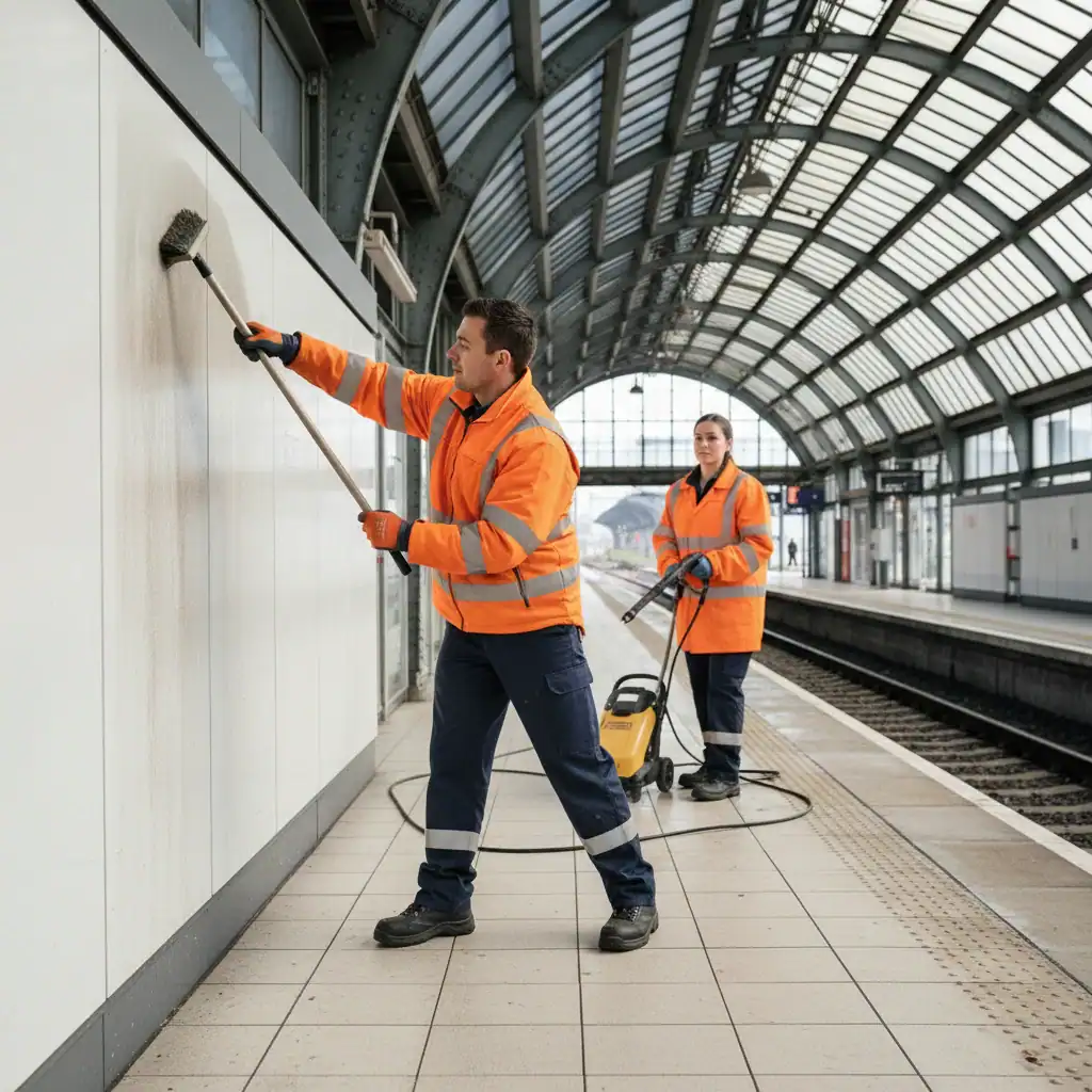 Specialistisch reiniger in de spoor- en stations reiniging | vanaf €2.870 pm | Zoetermeer