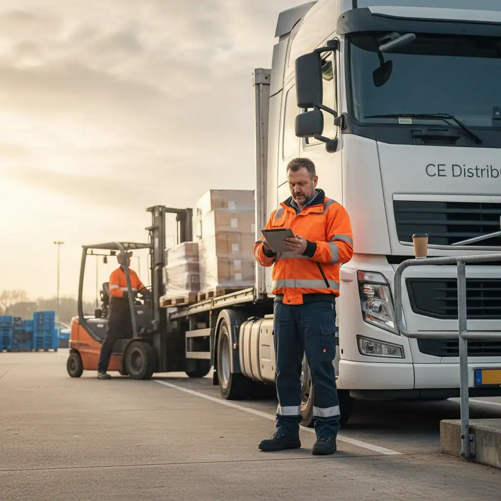 CE chauffeur distributie | Dagritten