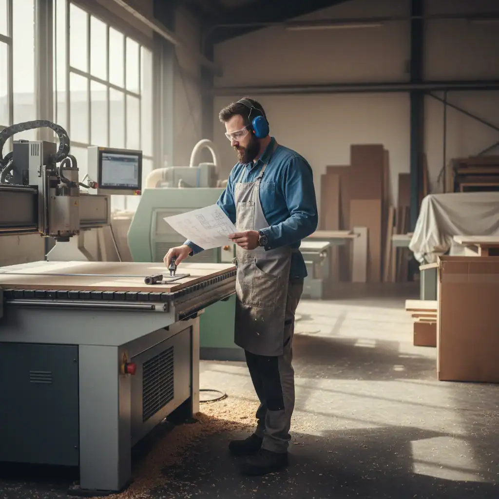 CNC Wood Operator 2-Shift System €3105 Bruto