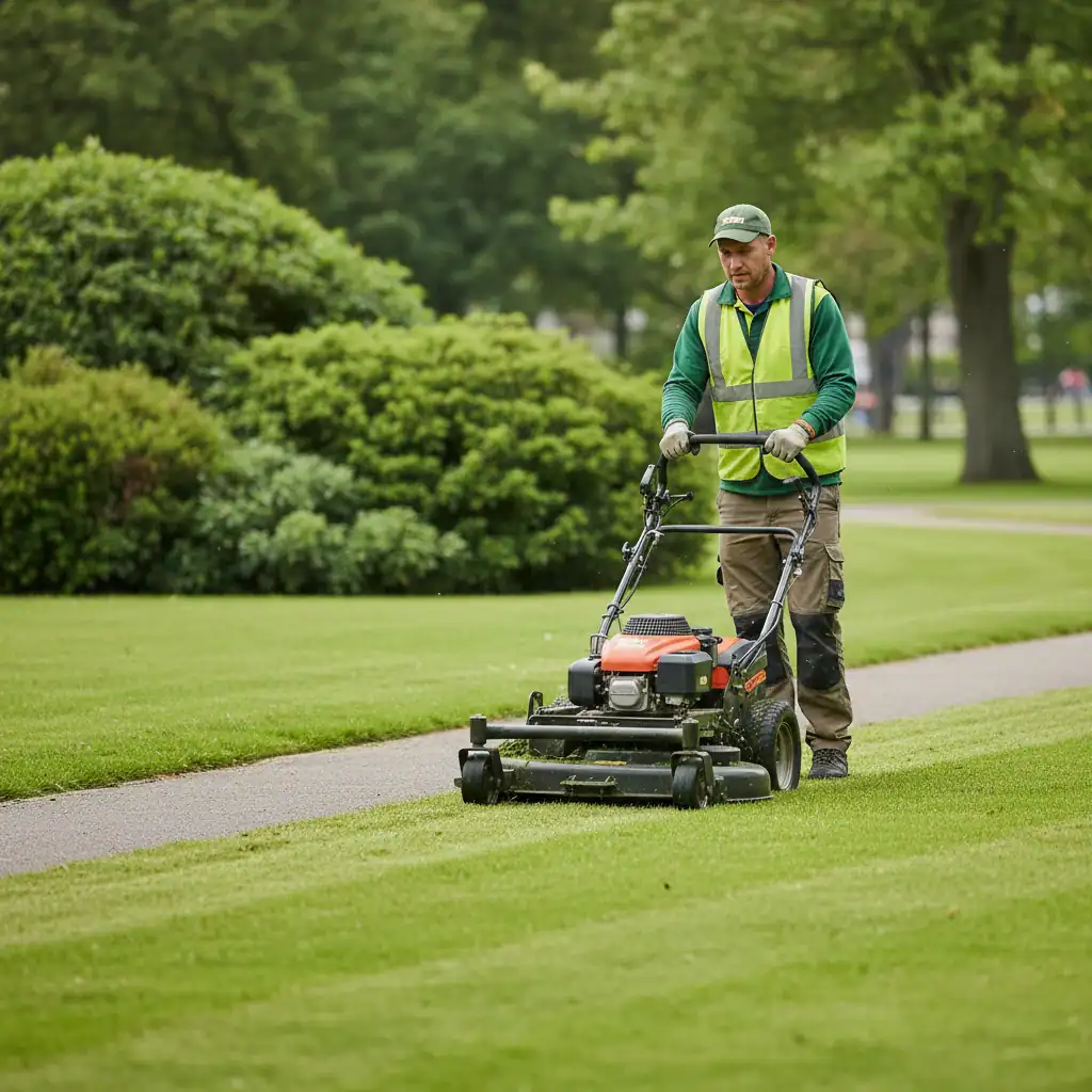 Grasmaaier machinist groen | Vaste baan