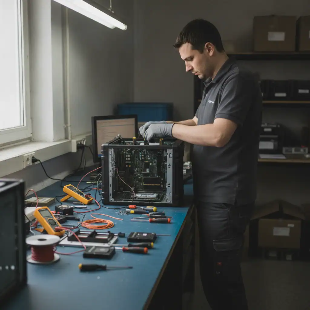 Assemblage Medewerker| Computerschermen
