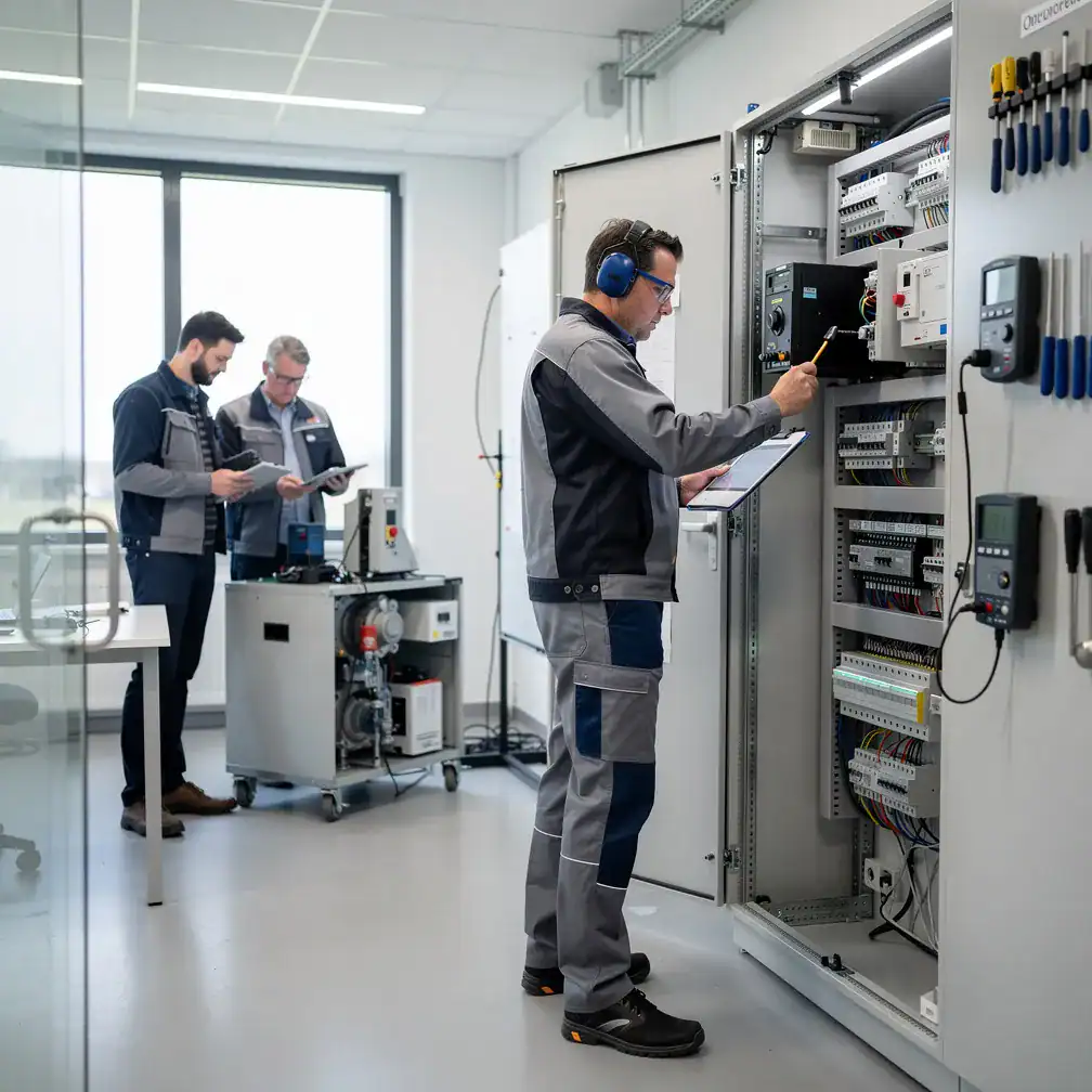 werkdag in de techniek