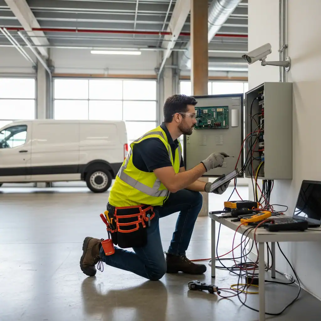 Service en onderhoudsmonteur | Beveiligingstechniek