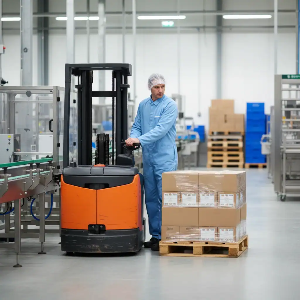 Productiemedewerker met heftruckcertificaat