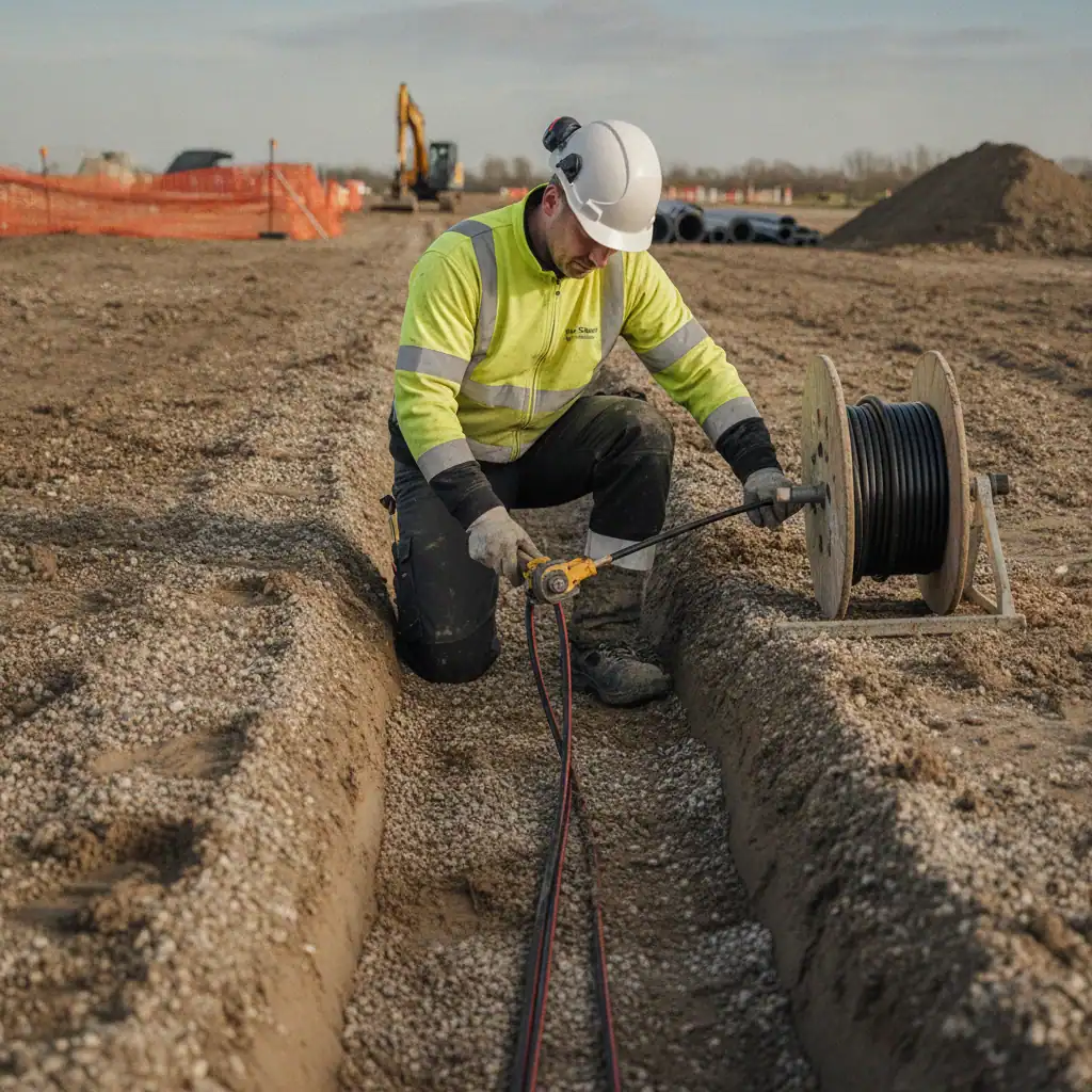 Grondwerker E-infra – Werken in de buitenlucht