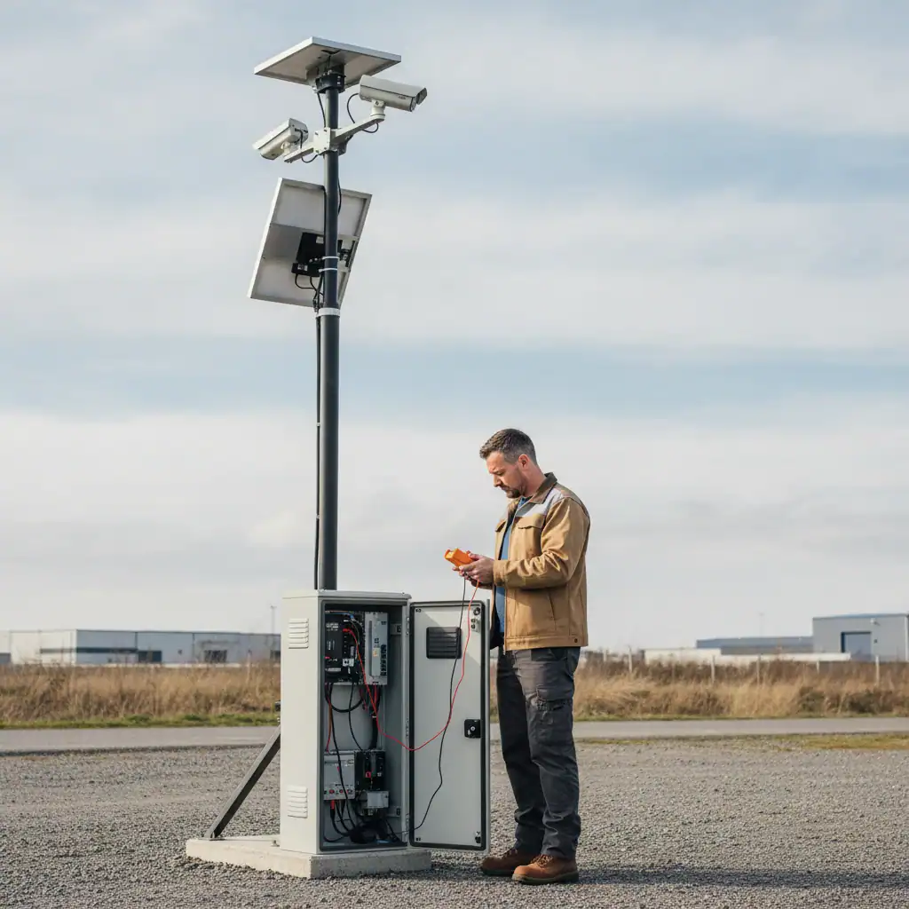 Onderhoudsmonteur mobiele beveiligingssystemen