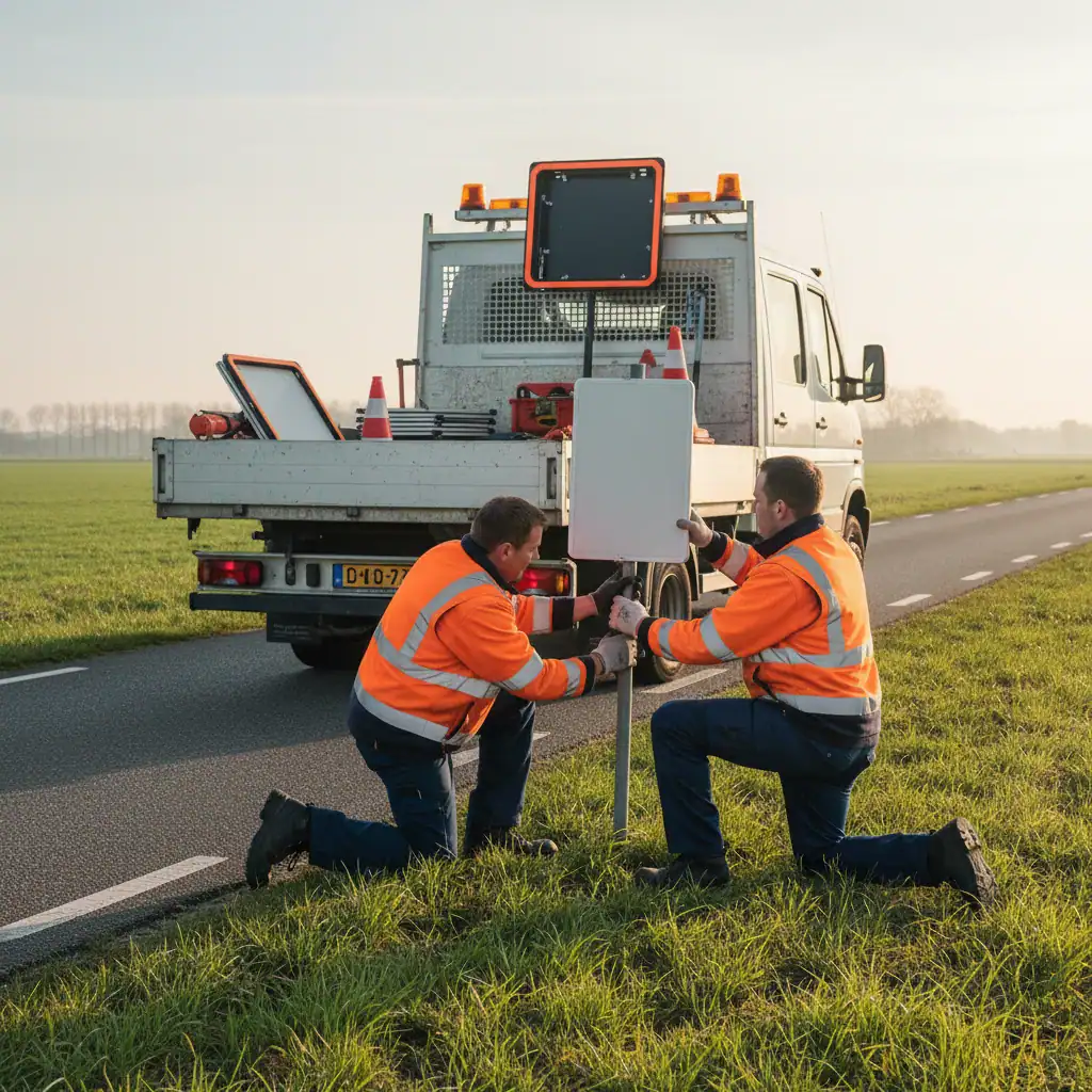 Chauffeur/monteur verkeersmaterialen