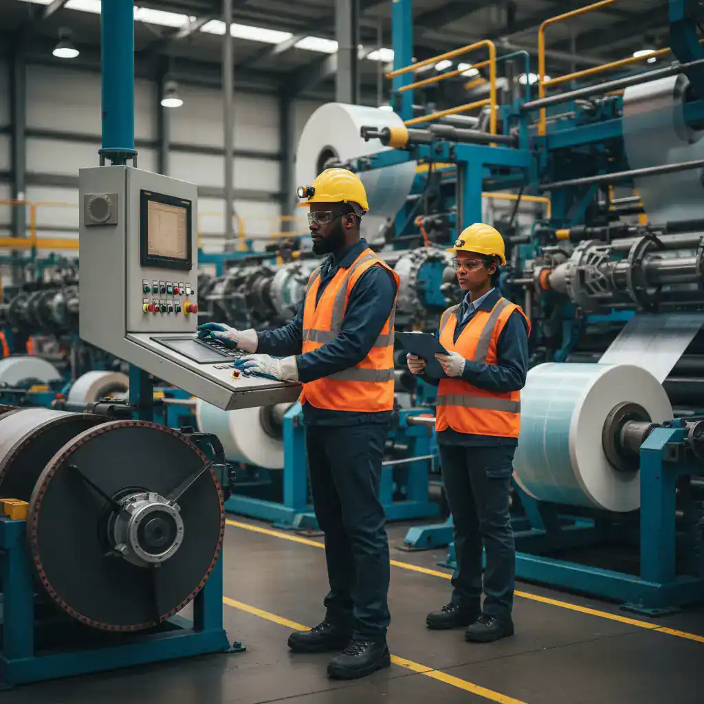 Machines controleren bij industriële bedrijven in Drachten