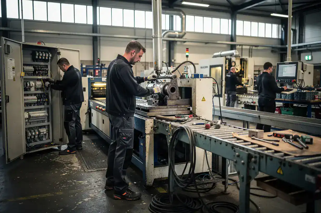 Werkplaats bij technische banen in de Drechtsteden