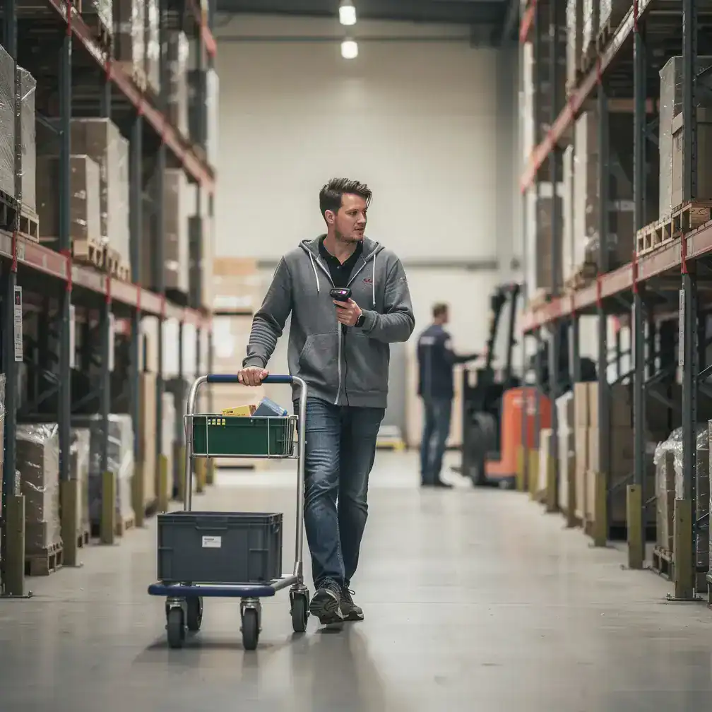 Werken in de logistiek in Deventer in het magazijn