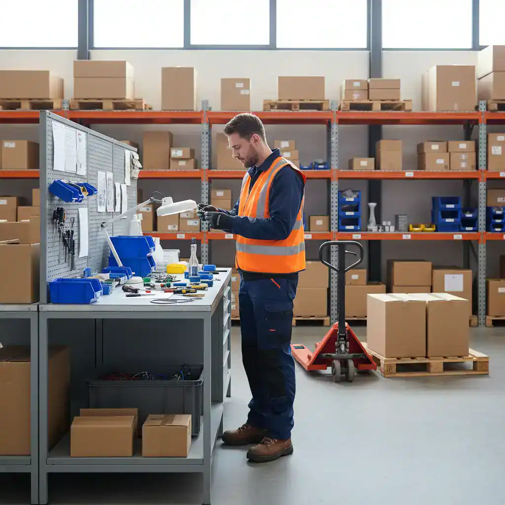 Orders klaarzetten bij werken in de logistiek in Drachten