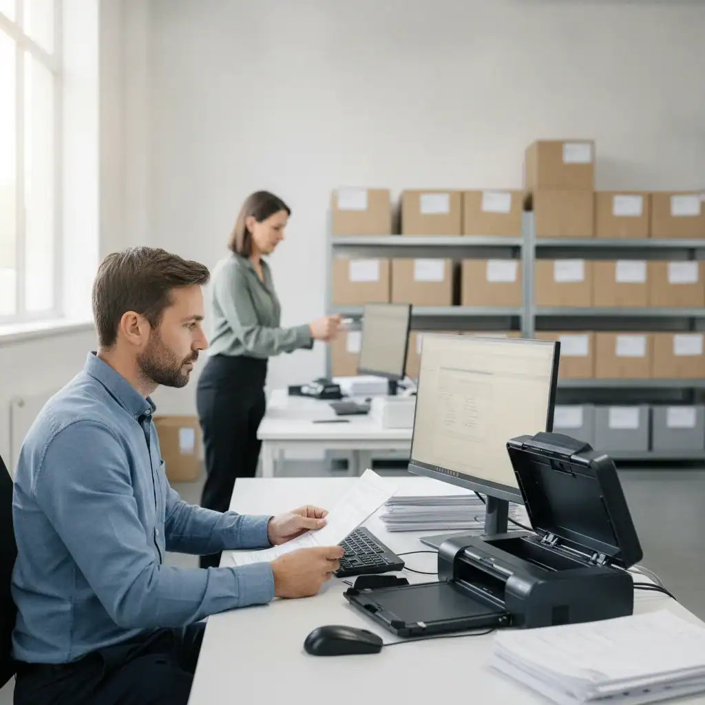 Retourmedewerker met afwisselende logistieke taken