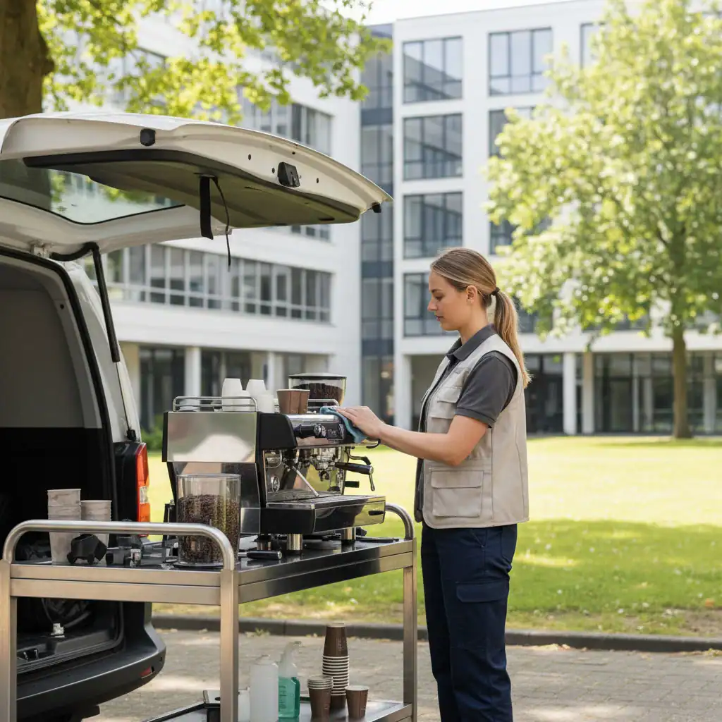 Operator Koffie Universiteit | Bestelbus